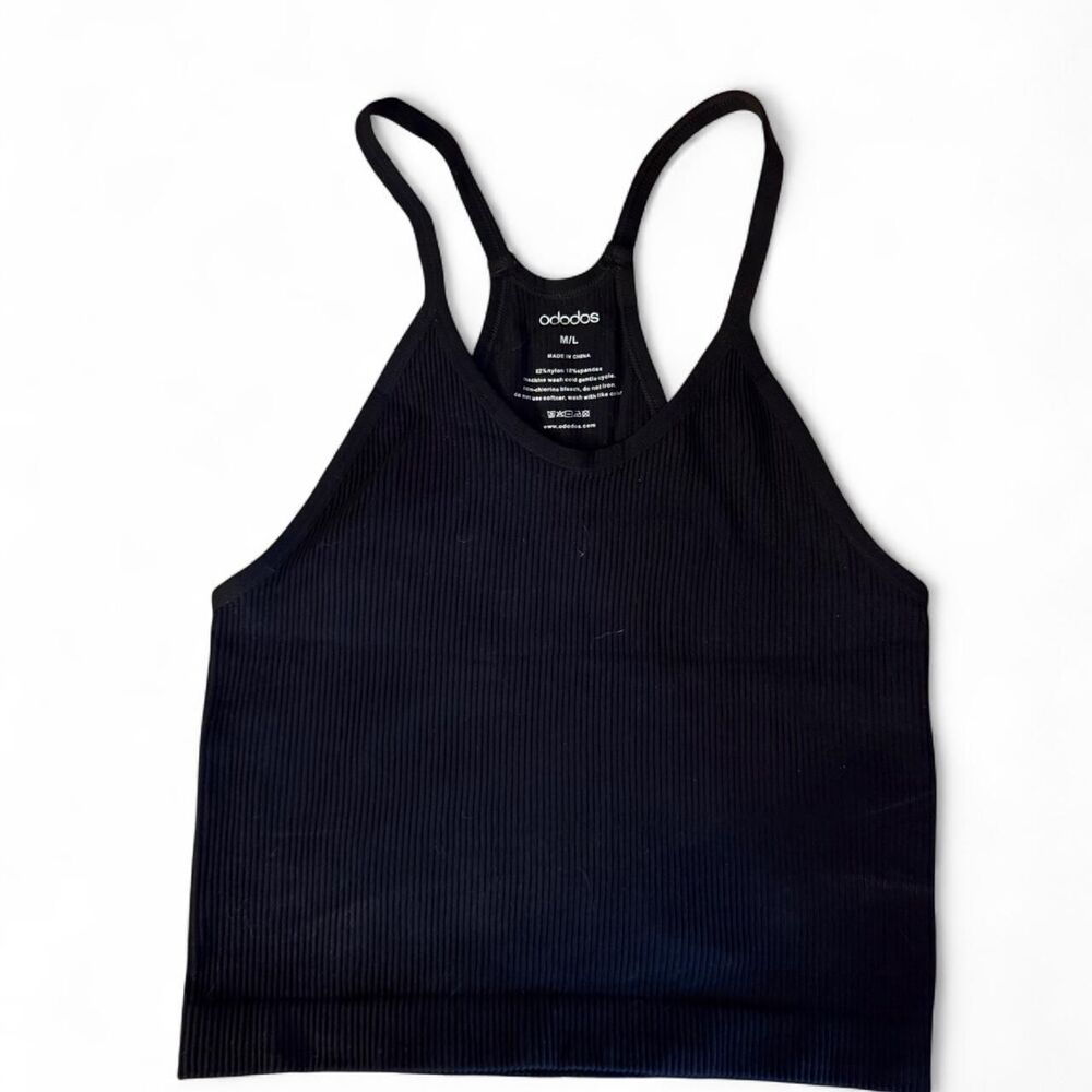 Shein Women's Black Crop-top